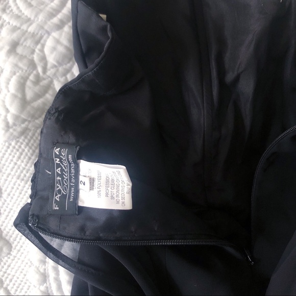 Faviana Couture 6428 Chiffon Strapless Sweetheart Evening Dress - Picture 8 of 8